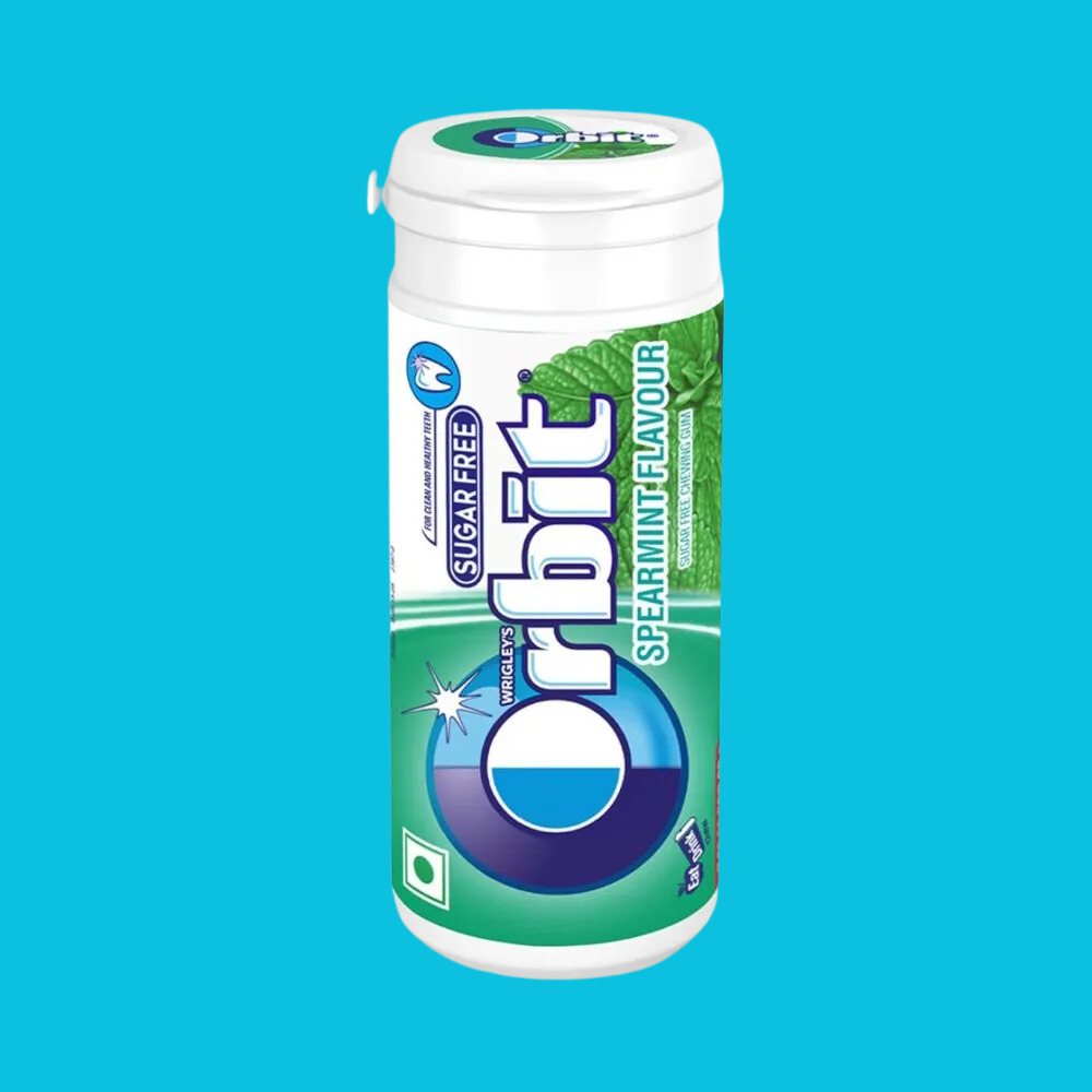 Orbit Sugar Free Spearmint Chewing Gum Tube