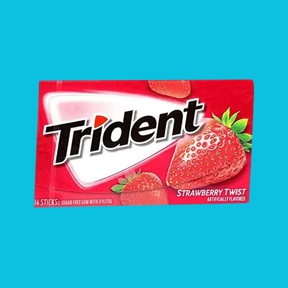 Trident Strawberry Twist Sugar Free Gum