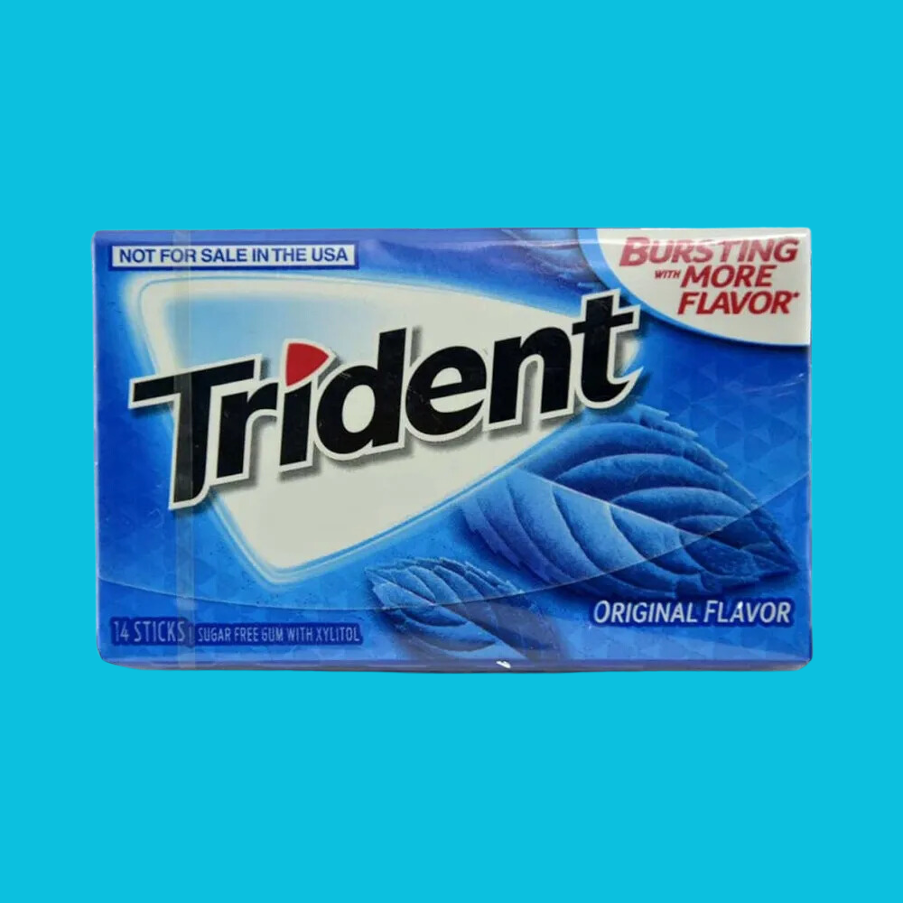 Trident Sugar Free Chewing Gum Original Flavor