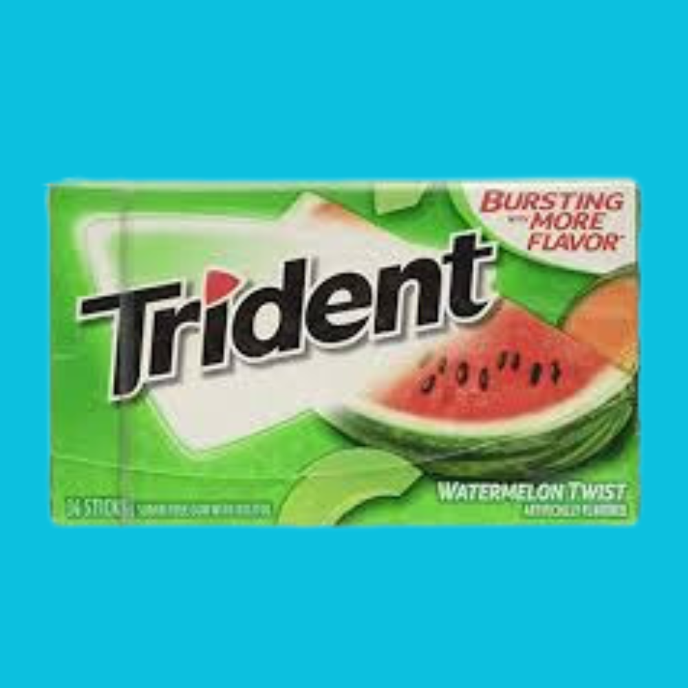 Trident Sugar Free Chewing Gum Watermelon Twist